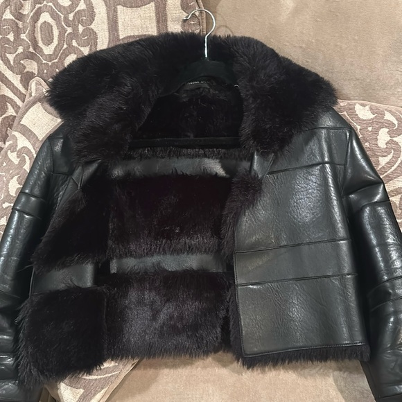 Ultra Sexy crop reversible Fur Leather - Picture 5 of 8